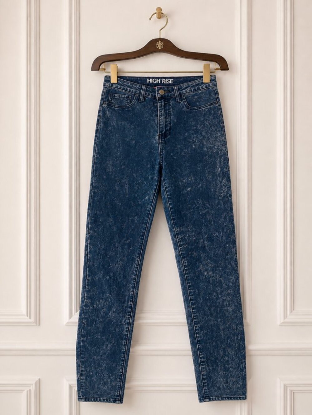 Y2K Size 7 YMI Acid Washed Skinny Jeans - Picture 2 of 6